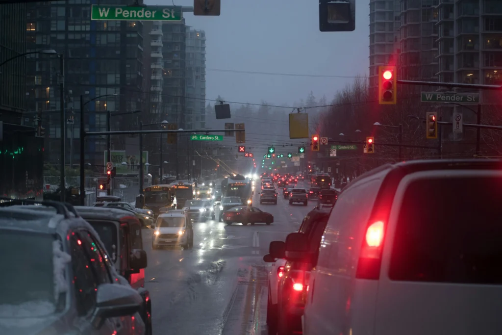 busy traffic noise city urban