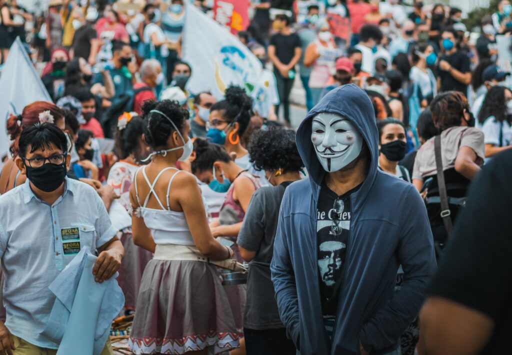 Anonymous protest mask
